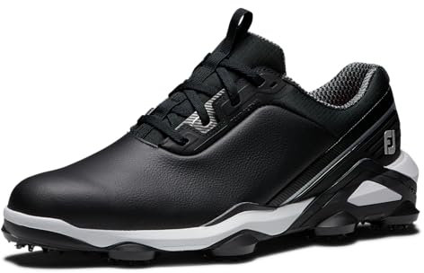 FootJoy Tour Alpha, Zapatos de Golf Hombre, Black, 50 EU