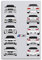 KTIN BMW E30, E36, E46, E92, M3 Sportwagen-Poster - Modell-Evolution, Dekoratives Gemälde, Leinwand-Wandkunst für Moderne Familienschlafzimmer - 30 x 45 cm