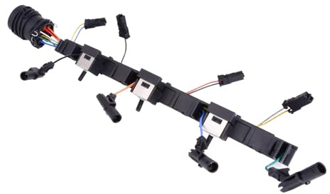 Mazo de cables del inyector Boquilla de inyección Boquilla de la bomba Compatible con B6 Mk5 Golf Altea Leon A3 A4 B7 2.0 TDI, recambio para 03G971033M 03G 971 033 M