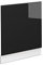 Vicco façade Fame-Line, Chêne Noir Brillant/Blanc, 60 cm, PT Anthracite