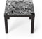 DEQORI Glastisch | schwarz klein 55x55 cm | Motiv Glanz der Nacht | ausgefallener Beistelltisch aus Glas | Hochglanz Couchtisch fürs Wohnzimmer | moderner Couch Tisch mit Design