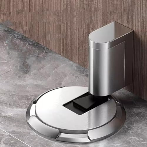Mechanical Floor Door Stopper - Indoor Heavy Duty Adjustable Height Door Holder - Windproof No Drilling Door Stop With Screws