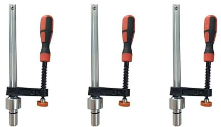 PMC-DESIGN Lot de 3 serre-joints pour table de soudage D16 150 x 50 mm Système 16 soudures Welding