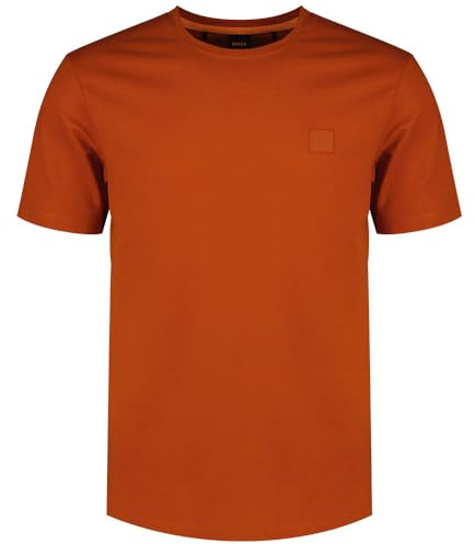 BOSS Mens Regular Fit Tales T-Shirt Short Sleeve Lifestyle Orange L