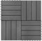 ShGaxin Baldosas de Porche de WPC 30x30 cm 2 m2 Gris 22 Unidades, Piscina Terraza, Suelo Madera Exterior, Tarima Exterior, Suelo Jardin Exterior, Suelos Terraza,