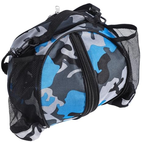 POPETPOP Basketballtasche Mit Einzelgurt-Rucksack Mesh-Seitentaschen-Design Zur Aufbewahrung Von Sportgeräten Waschbar Für Kinder Und Erwachsene