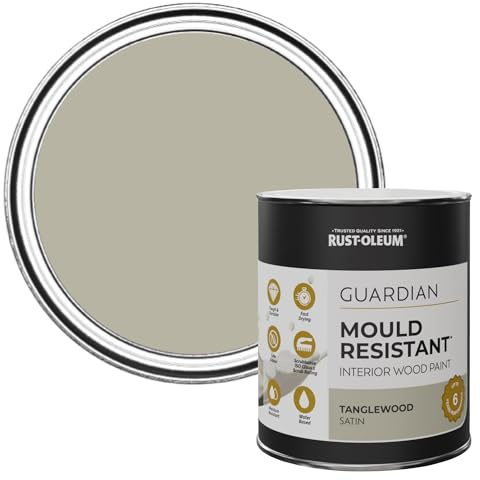 Rust-Oleum Brown Guardian Mould Resistant Interior Wood Paint in Satin Finish - Tanglewood 750ml