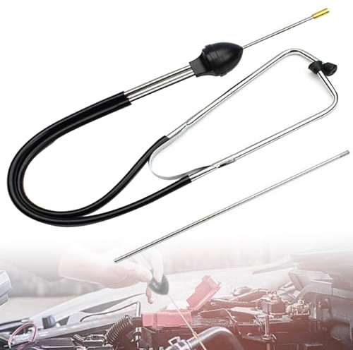 Wjelet Stethoskop KFZ Werkzeug Maschinen Diagnose Motorprüfer | Mit Empfindlichem Akustiksensor zur Fehlersuche an Motoren, Getrieben, Lagern & Zylindern. Ideal für Autos, LKW & Motorräder.