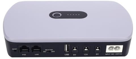 Batería de Respaldo para SAI, 10400 mAh, Gran Capacidad, CC, Reserva, Protector de sobretensiones para Ordenador, de alimentación ininterrumpida (SAI), Router, módem, cámara (EU