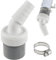 Waschmaschine Abfluss Adapter,Ablauf 40mm Rohr Mit Schlauchschelle,Einlaufstutzen 19-24 Mm,Abfluss Waschmaschine,Waschmaschinenanschluss Abfluss,Passend FüR GeschirrspüLer,Trockner,Waschmaschine