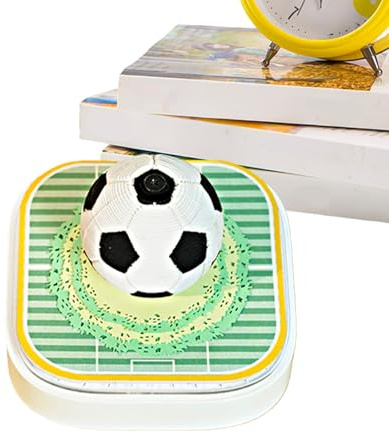 3D Zeitstück Kalender 2026 Fußball Form Schreibtisch Deko