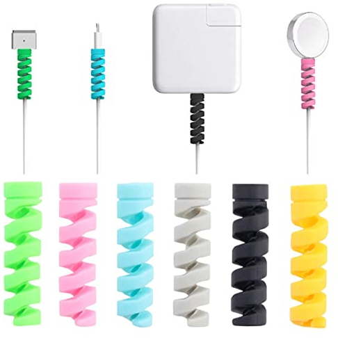 16 Stück Kabel Schutz Ladegerät Ladegerät Kabelschoner für Typ-C-Ladegerät Blitzladegerät Alle Handys Ladekabel Mauskabel USB-Kabel, zufällige Farbe