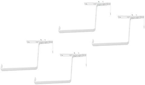 DARO DEKO Blumenkasten-Halter 2 Sets weiß