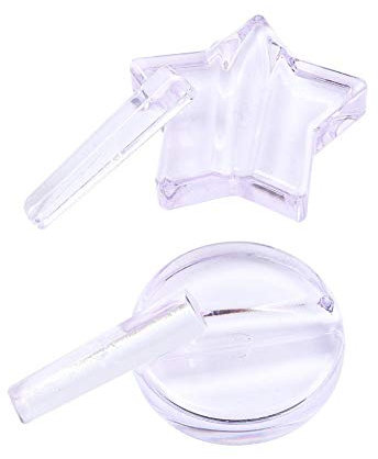 Rotekt 2pcs Professional Embossed Mold Nail Tools Metal Frame Bending Nail Art Equipment