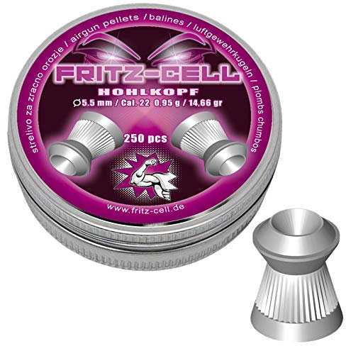 250 Fritz-Cell Hohlkopf 5,5mm Diabolos Fritz-Cell Luftgewehr