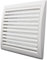 Universal White Vent Cover with Fly Mesh for 100, 125 or 150 mm Diameter Holes. for Cooker Hoods, Bathroom Extractor Fans, Tumble Dryers. 193x188mm