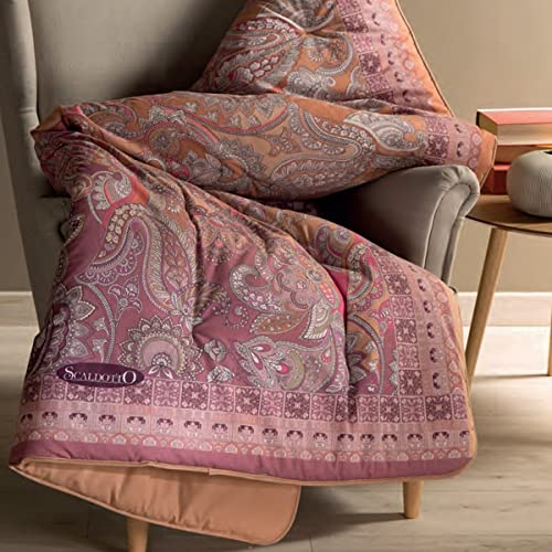 Caleffi - Scheitelrohr Cortina Winter Cottage cm 130X170 Koralle