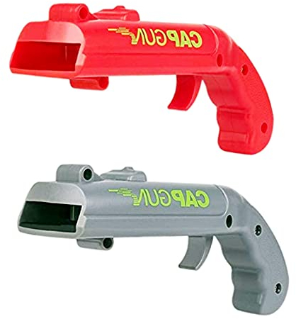 Beer Bottle Opener Cap Gun,2Pcs Bottle Top Gun Beer Opener,Funny Cap Gun Bottle Opener Launcher Shooter Beer Openers-Shoots Over 5 Meters for Bar Home Party Drinking Game Christmas Gifts