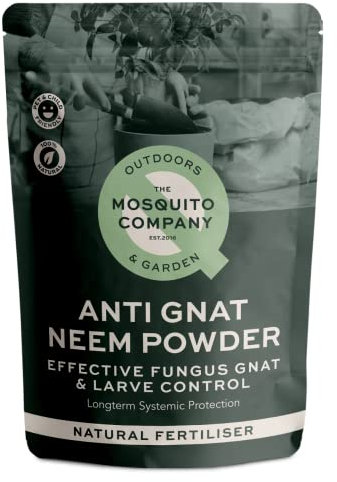 The Mosquito Company, Anti Gnat Neem Cake Powder, Effective Fungus Gnat & Larvae Control, Eradicates Pests in the Longterm, Natural Fertiliser