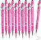 STREADVE Kugelschreiber mit Gravur Namen 10 Stück Kugelschreiber Personalisiert Stift Personalisierter Hochwertig Kugelschreiber Geschenk für Hochzeit Geburtstag Geschäftsförderung, Rosa