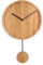 Natuhr Moderne Pendeluhr – Swing Modern – Eiche geölt Holz – Quarz-Uhrwerk