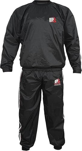 Belicon Sports Premium Qualität Saunaanzüge für Damen und Herren, wasserdicht, reißfest, für Gewichtsverlust, Sport, Laufen, Boxen und Fitness-(M) Hergestellt aus 100% Polyester