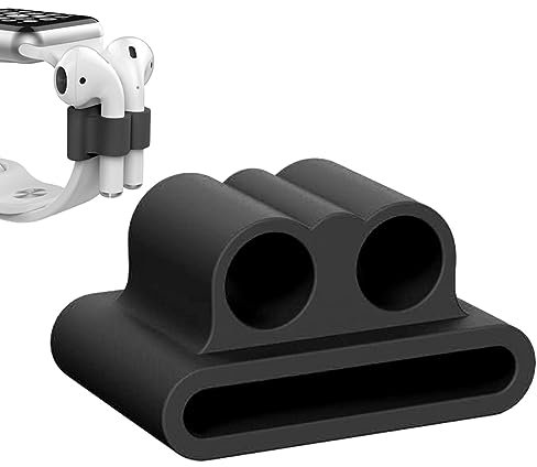 Support de Bracelet de Montre pour écouteurs, Support Minimaliste en Silicone pour écouteurs - de Rangement pour écouteurs pour Le Jogging, Le Cyclisme, la Marche, la Course, la