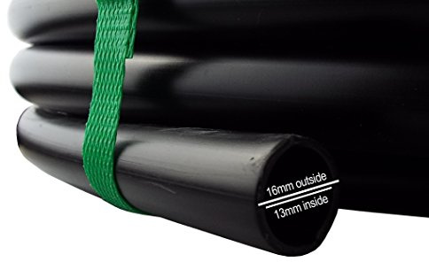 Garden Automatic Water Supply Pipe 13/16mm 25m,50m,100m+200m LDPE Hose with Optional Matching Fittings (200m)