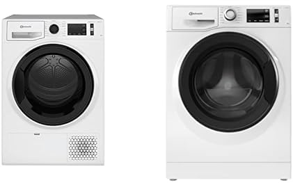 Bauknecht Set: Wärmepumpentrockner 8kg + Waschmaschine 8kg, ActiveCare, Steam Hygiene