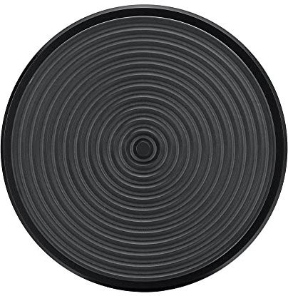 Normcore 58,5 mm Ersatz-Tamper-Basis, Rippelmuster mit Titan-PVD-Beschichtung, passend für Normcore federbelasteten Tamper, zusätzlicher Silikon-Tamperhalter
