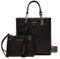 Emporio Armani Damen-Handtaschen, Schwarz - Silber, Schwarz / Silber, Einheitsgröße