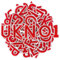 GYGYL 72 Pieces Iron on Letters and Numbers Patches, Embroidered Sew on/Iron on Patches Alphabet A-Z, Numbers 0-9 Applique for Clothes, Dress, Hat, Socks, Jeans, DIY Accessories (Christmas Red)