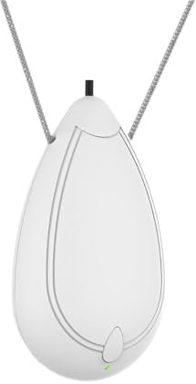 AloveH Portable Air Purifier, Rechargeable Personal Air Purifier Necklace, Wearable Mini Air Ionizer Eliminates Pollen,Smoke,Dust, for Outdoor,Travel (White)