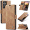 Azororo Handyhülle für Samsung Galaxy S23 Ultra 5G Hülle Premium Lederhülle Flip Case Magnet Tascher Kartenfach Standfunktion Klapphülle Schutzhülle für Samsung Galaxy S23 Ultra, Braun