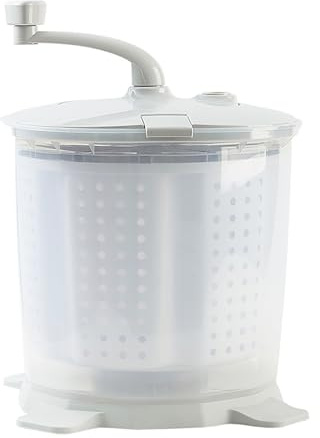 YWPYMX 2 in 1 Manual Portable Washing Machine and Spin Dryer Hand Crank Non Electric Washer for Camping Dorms Apartments RVs