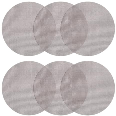 DTGN 15 Pcs 225 mm Grid Sanding Discs 800 Grit Aluminum Oxide Abrasive | Anti-clogging Dust-free Hook and Loop Wall Sanding Discs for Wood Paint Car Putty Wall Dust Sanding