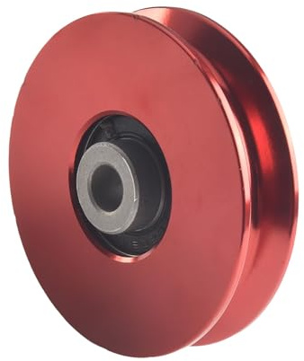 Violiica Seilrolle, 85–114 mm, Al6061 Aluminium, 6202RS Kugellager, für Workout-Riemenscheibe, Schwarz