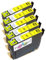 TiToPaten®* 5 Druckerpatronen kompatibel zu Epson Workforce WF-2630 WF in gelb