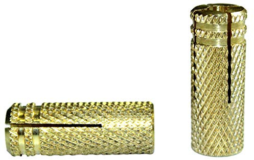 Messing Dübel/Messingdübel Spreizdübel M6 x 23mm (Menge wählbar) (10)