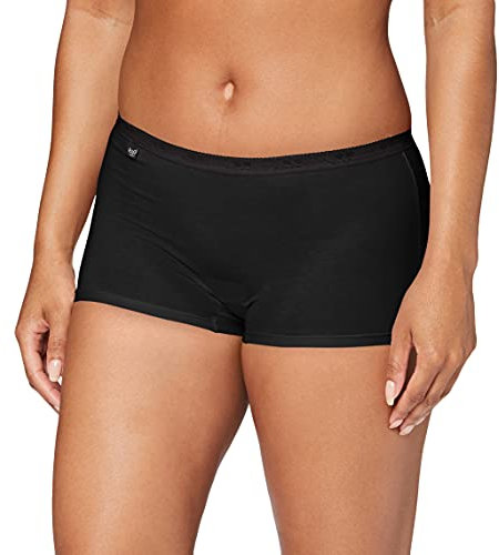 Sloggi Damen Basic+ Short Panty, Schwarz, 46 EU