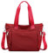 YANAIER Damen Handtaschen Schultertasche Wasserdicht Nylon Casual Multifunktionale Umhängetaschen Damen Hobos Schultertasche Shopper Tasche Burgund