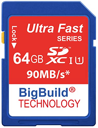 64GB SDXC 90MB/s Memory Card Compatible with Nikon Coolpix P950, Nikon Coolpix W150 Camera