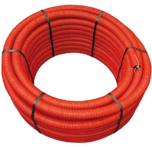 Jardibric - Gaine TPC Rouge Ø90 mm 25 m - Gaine Protection Câble Électrique Enterré