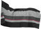Kentucky Horsewear - Fleecedecke - Heavy - Square Stripes - Schwarz/Grau - 210x200 cm