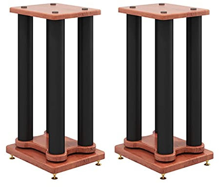 XIANGGUI 1983 Speaker Mounts Sound Rack Floor Type Sound Surround Rack Media Rack Sound Steel Frame Speaker Stand 2 Packs TV Video (Size : S-60)