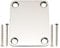Musiclily Pro 4-Bolt Steel Neck Plate for Stratocaster Telecaster Electric Guitar or Bass, Nickel