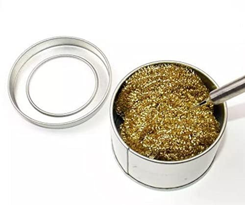 Mr. Gadget Solutions Soldering Tip Cleaner Cleaning Ball Brass and Base No Water Needed