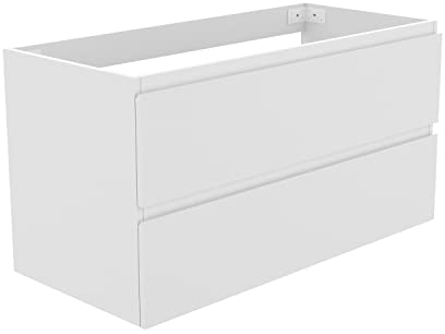 Aica Sanitär Waschbeckenunterschrank 60 cm Unterschrank Waschtischunterschrank Weiß
