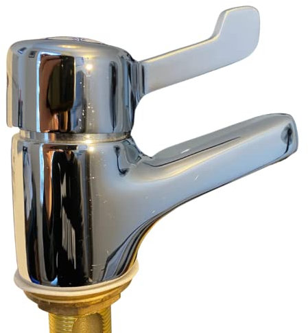 Meynell - Grifo de palanca larga cromada para baño, cocina, hospital, médico, fácil