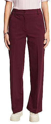 ESPRIT Damen 991EO1B304 Hose, 515/AUBERGINE, 32 W/32 L